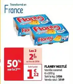 Auchan Supermarché Nestlé - flanby offre