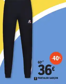 E.Leclerc PANTALON GARÇON offre