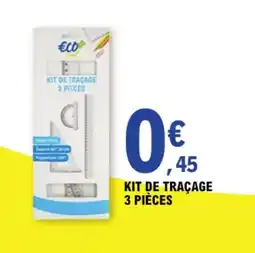 E.Leclerc KIT DE TRAÇAGE 3 PIÈCES offre
