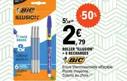 E.Leclerc ROLLER "ILLUSION" +6 RECHARGES offre
