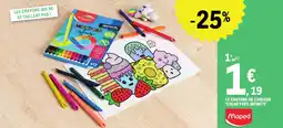 E.Leclerc 12 CRAYONS DE COULEUR "COLOR'PEPS INFINITY" offre