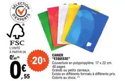 E.Leclerc CAHIER "ESQUISSE" offre