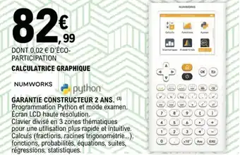 E.Leclerc CALCULATRICE GRAPHIQUE offre