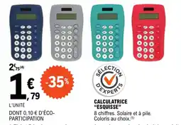 E.Leclerc CALCULATRICE "ESQUISSE" offre
