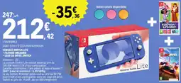 E.Leclerc CONSOLE SWITCH LITE + FASHION DREAMER + LEGO 2K DRIVE SWITCH offre