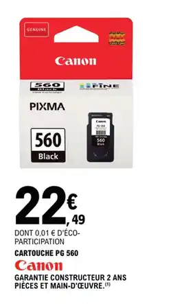 E.Leclerc CARTOUCHE PG 560 offre