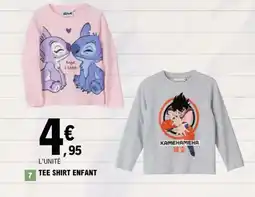 E.Leclerc TEE SHIRT ENFANT offre