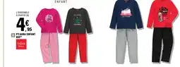 E.Leclerc PYJAMA ENFANT BIO(2) offre