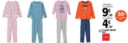 E.Leclerc PYJAMA ENFANT BIO(2) offre