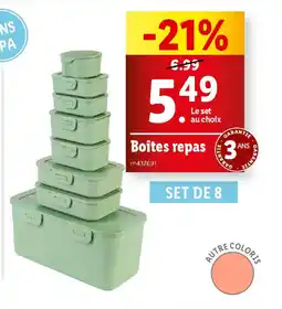 Lidl Boîtes repas offre