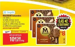 Cora x Carrefour MAGNUM Amandes offre