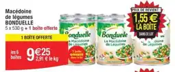Cora x Carrefour Macédoine de légumes BONDUELLE offre