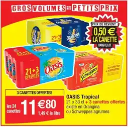 Cora x Carrefour OASIS Tropical offre