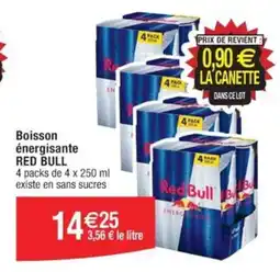 Cora x Carrefour Boisson énergisante RED BULL offre