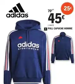 E.Leclerc Sport Adidas - pull capuche homme offre