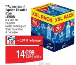 Cora x Carrefour (1) Adoucissant liquide Envolée d'air LENOR offre