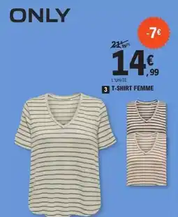 E.Leclerc Sport Only - t-shirt femme offre