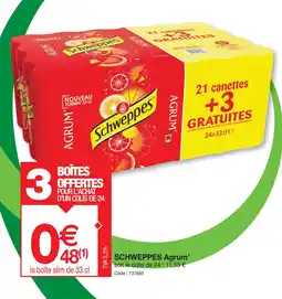 Promocash Schweppes offre