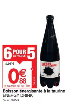 Promocash Boisson énergisante à la taurine offre