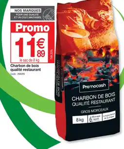 Promocash Charbon de bois qualité restaurant offre
