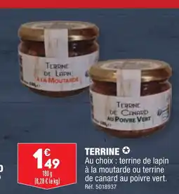 ALDI TERRINE offre