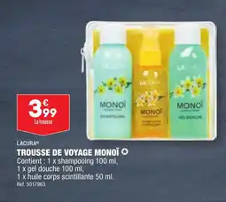 ALDI TROUSSE DE VOYAGE MONOÏ offre