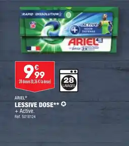 ALDI LESSIVE DOSE offre
