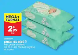 ALDI LINGETTES BÉBÉ offre