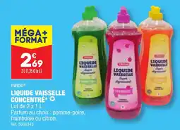 ALDI LIQUIDE VAISSELLE CONCENTRÉ offre