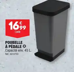 ALDI POUBELLE À PÉDALE offre