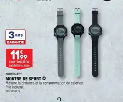 ALDI MONTRE DE SPORT offre