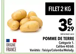 Supeco POMME DE TERRE offre