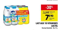 Supeco LAIT AUX 10 VITAMINES LACTEL offre