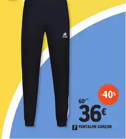 E.Leclerc Sport Pantalon garçon offre