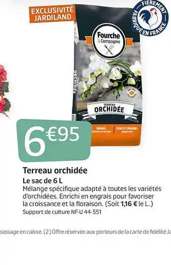 Jardiland Terreau Orchidée offre