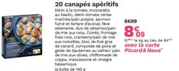 Picard 20 canapés apéritifs offre