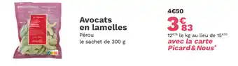 Picard Avocats en lamelles offre