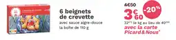 Picard 6 beignets de crevette offre