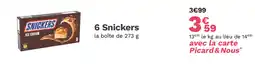 6 Snickers