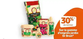 Jardiland La Gamme D'engrais Jardin Or Brun offre