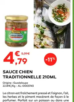 Cabesto SAUCE CHIEN TRADITIONNELLE offre