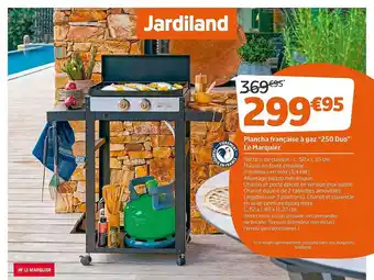 Jardiland Plancha Française à Gaz offre