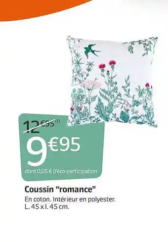 Jardiland Coussin offre