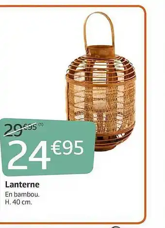 Jardiland Lanterne offre