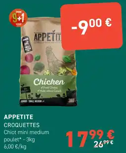 Tom&Co APPETIT CROQUETTES offre