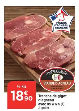 Maximarché Tranche de gigot d'agneau avec os ✰✰✰ (A) offre