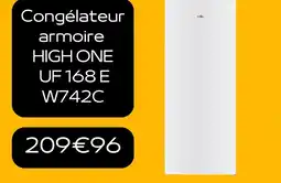 Congélateur armoire HIGH ONE UF 168 E W742C