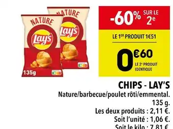 Supeco Lay's CHIPS offre