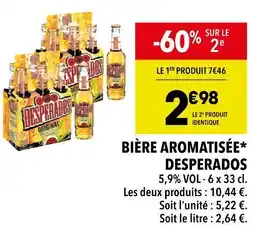 Supeco DESPERADOS BIÈRE AROMATISÉE offre