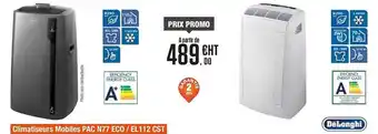 Plein ciel Climatiseurs Mobiles Pac N77 éco - El112 Cst offre